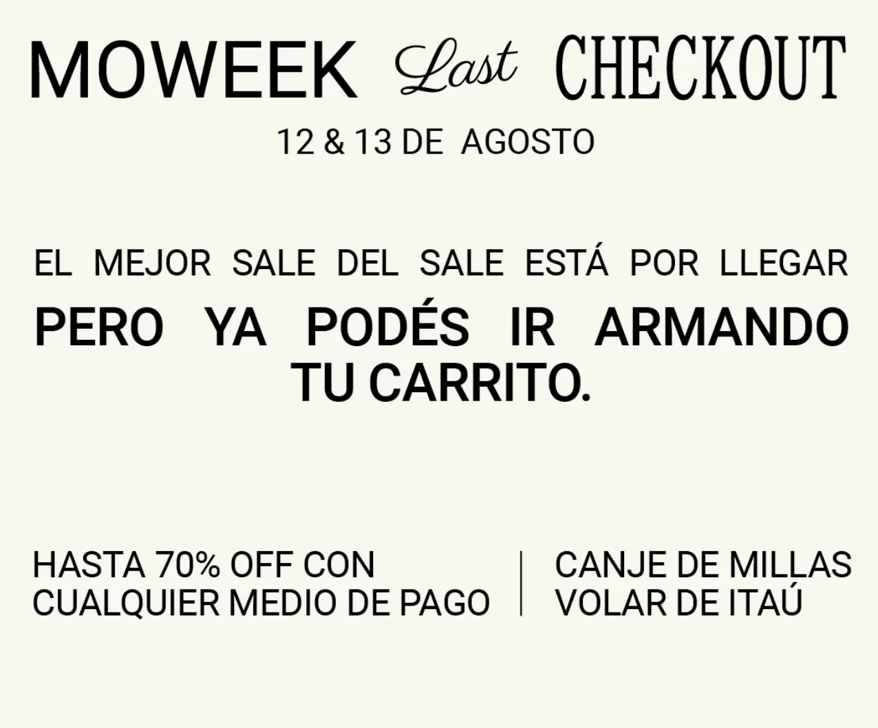 moweek is on sale